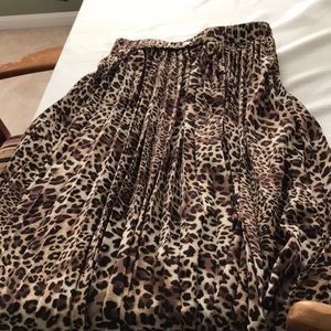 Leopard Print Skirt. New with Tags